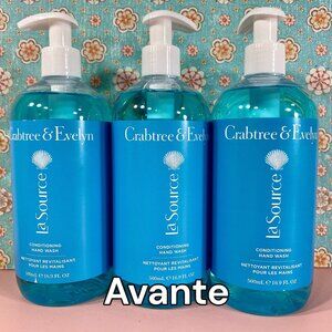 3ct Crabtree & Evelyn LaSOURCE Hand Wash 16.9 oz